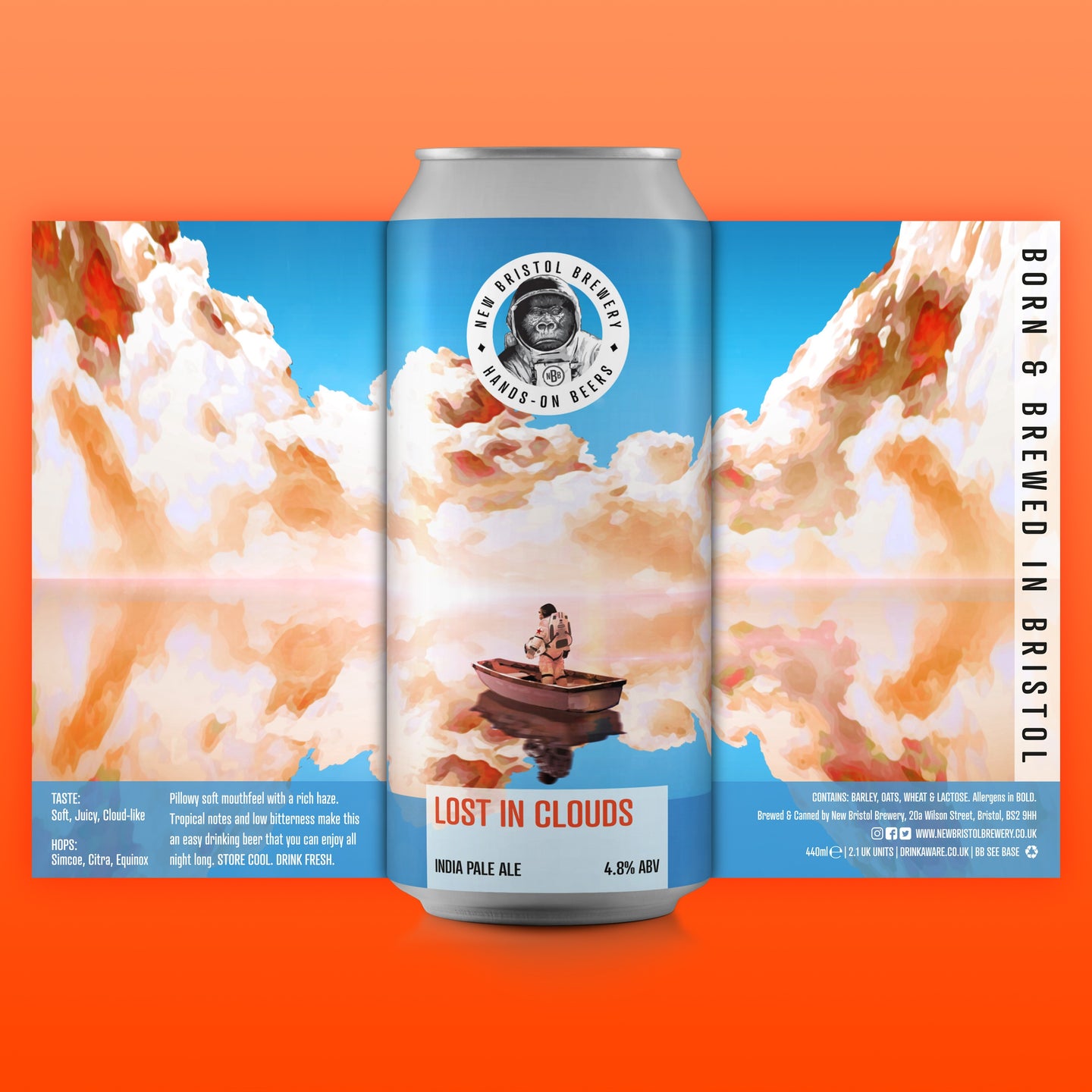 Lost In Clouds IPA 4.8% 440ML