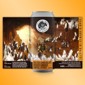 Salted Chocolate Bigger Cinder Toffee Stout 8.4% 440ML